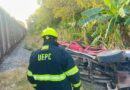 UEPC Colima atiende accidente entre una camioneta y el ferrocarril