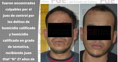 Más de 20 años de prisión por homicidio calificado y tentativa de homicidio