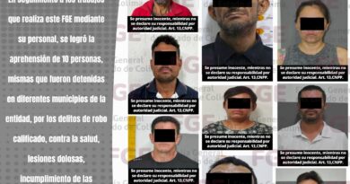 Detienen a 10 mediante órdenes de aprehensión