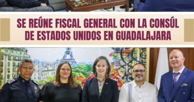 Se reúne Fiscal General con cónsul de Estados Unidos en Guadalajara