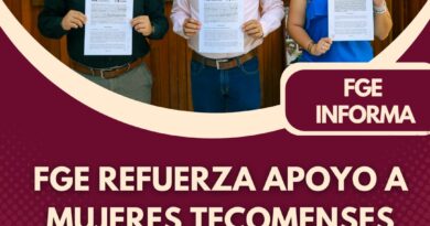 FGE refuerza apoyo a mujeres tecomenses