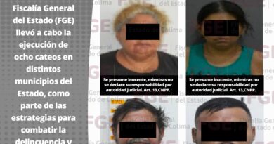 FGE decomisa más de 170 envoltorios con droga y cuatro personas son detenidas