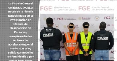 Cumplimenta FGE dos órdenes de aprehensión