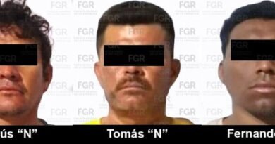 Sentencia de más de 9 años en contra de tres detenidos