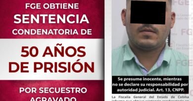Le dan 50 años de prisión por secuestro