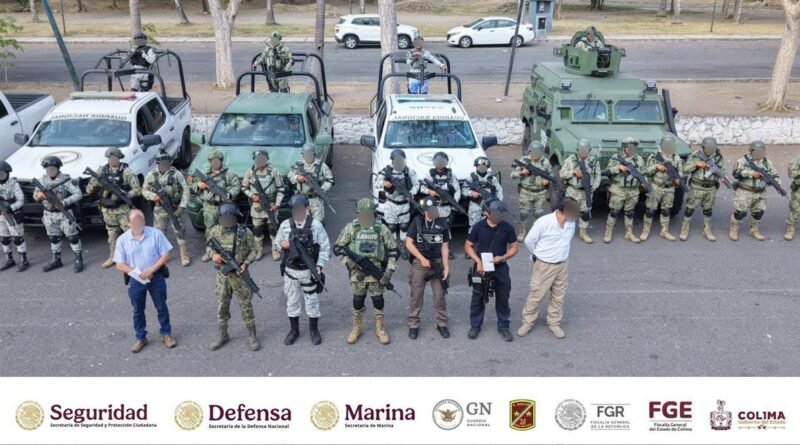 Presentan resultados de operativos de seguridad en Colima y la Villa