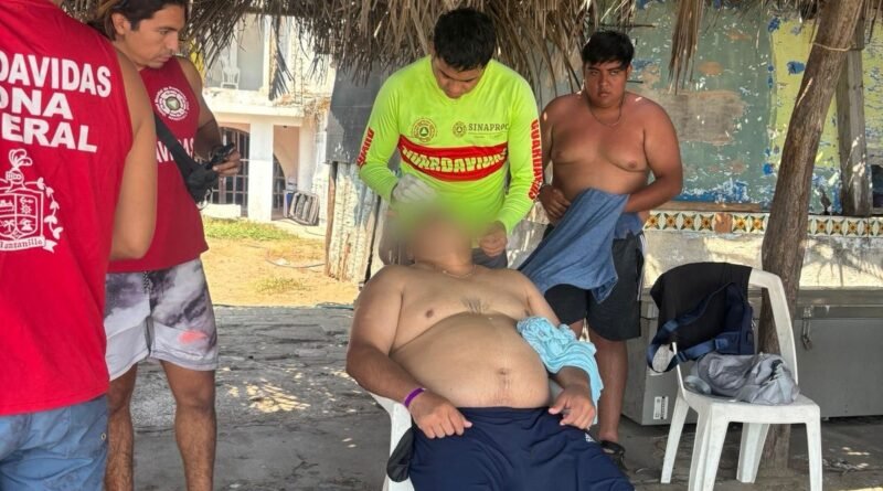 Rescatan a un hombre en Miramar