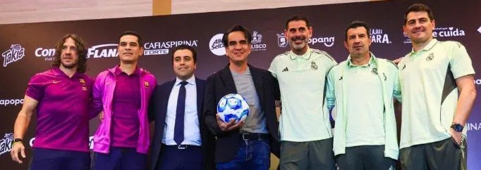 Leyendas merengues y blaugranas, listas para jugar en Guadalajara