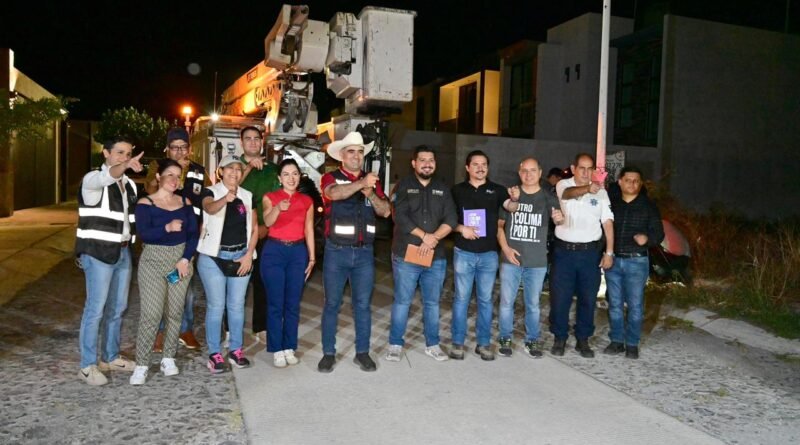 Riult Rivera logra avances significativos en la mejora del alumbrado público en el municipio de Colima