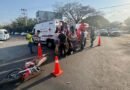Atiende Cruz Roja a lesionados en accidente de tránsito