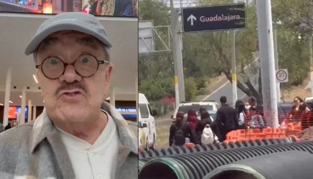 Pedro Sola se quejó del Aeropuerto de Guadalajara