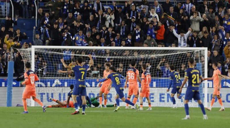 Alavés vence al campeón Barcelona