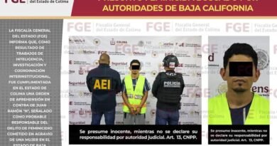 Localizan y capturan en Colima a presunto feminicida buscado por autoridades de Baja California