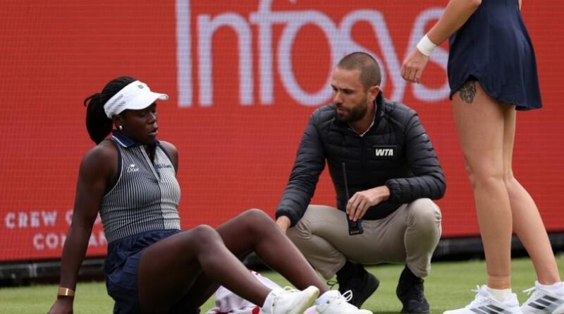 Pareja de Serena Williams sufre escalofriante lesión