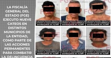 Detienen a nueve hombres e incautan envoltorios con ICE