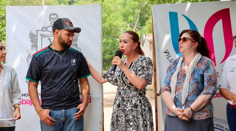 Entrega Tey Gutiérrez en Pueblo Nuevo ‎vialidades y se cumple Meta Estratégica