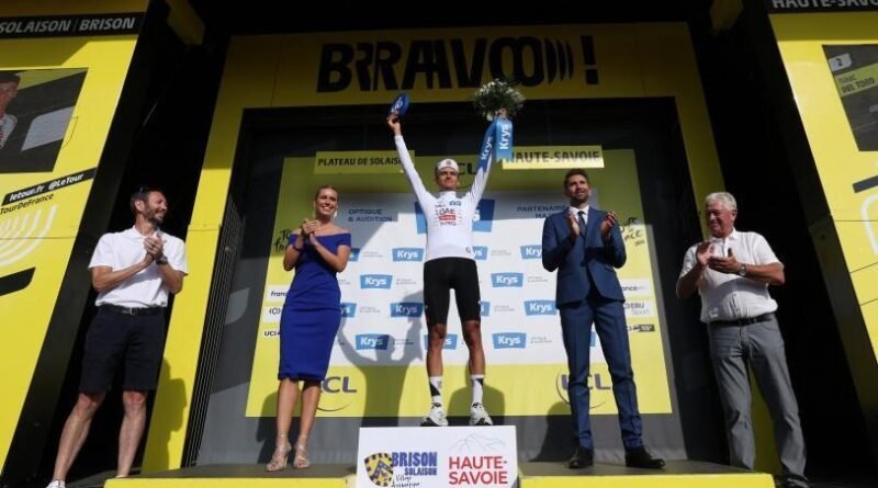 Isaac del Toro hace podio en el Tour de Francia