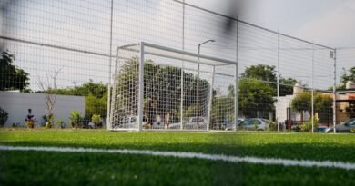 Entregan nueva cancha de futbol 5 en la colonia La Reserva de La Villa
