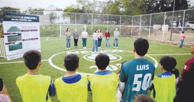 Entregan nueva cancha de futbol 5 en la colonia ‘Valle Real’