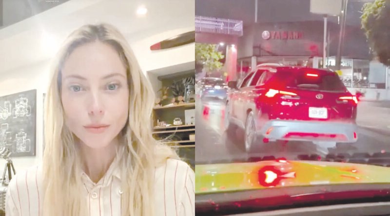 Vanessa Huppenkothen fue perseguida por una camioneta
