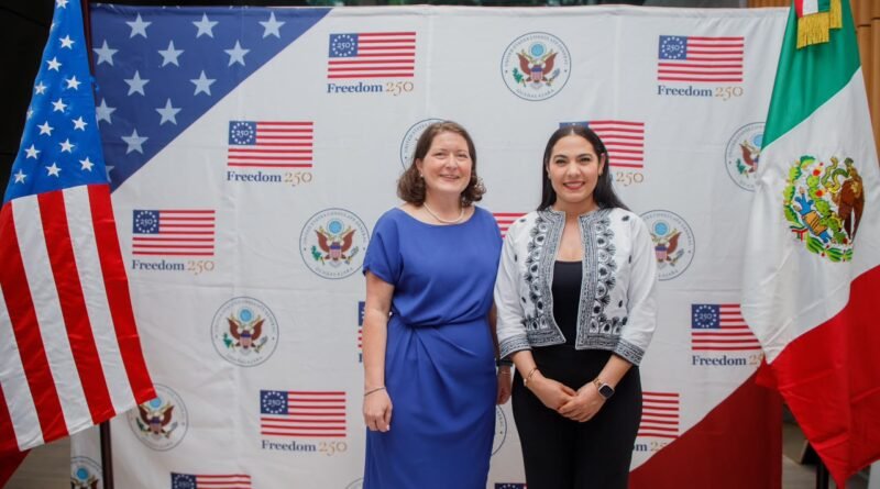 Indira Vizcaíno participa en presentación de Cónsul de EU en Guadalajara