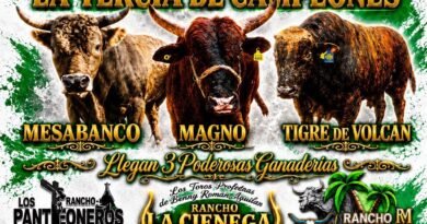Tercia de campeones en la Plaza de Toros La Herradura de Tepames