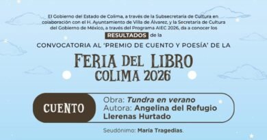 Anuncian ganadoras del Premio de Cuento y Poesía de la Feria del Libro Colima 2026