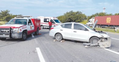 Un lesionado deja accidente en la autopista Colima-Guadalajara