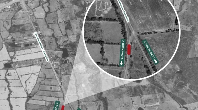 Seidum anticipa cierre intermitente en el entronque Buenavista-Aeropuerto