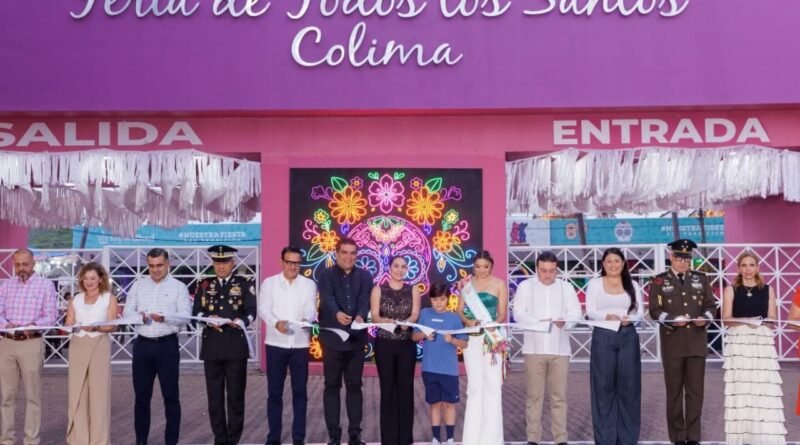 Inaugura Indira Vizcaíno la Feria de Todos los Santos Colima 2026