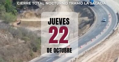 Alertan por cierre total nocturno en “La Salada” este jueves 22