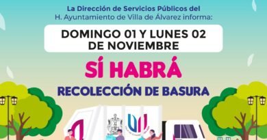 En la Villa sí habrá recolección de basura los días 1 y 2 de noviembre